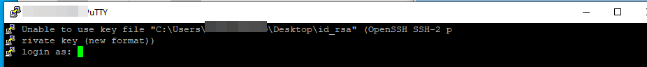 Ошибка &quot;Unable to use key file&quot;  в Putty